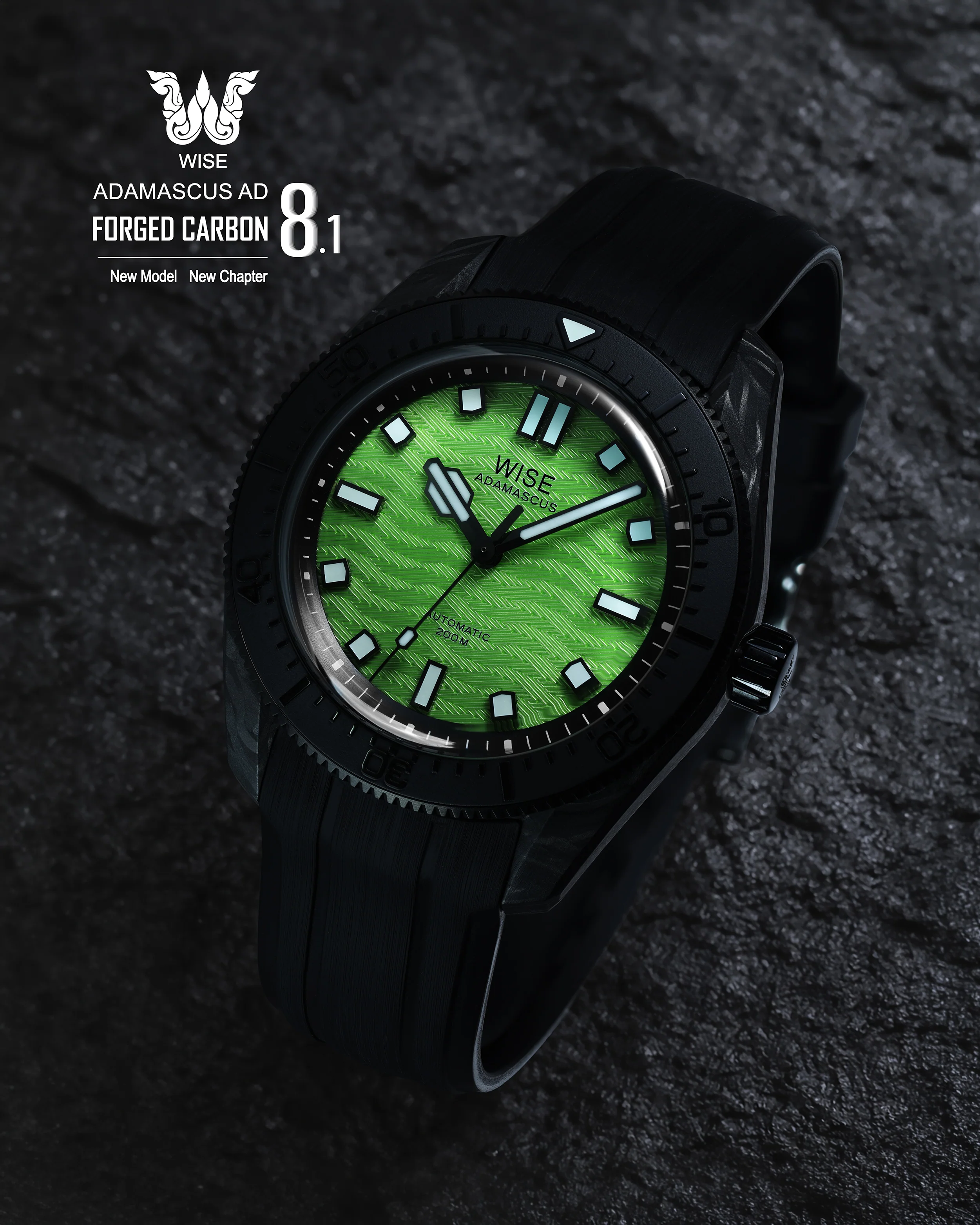 ADAMASCUS AD8140CB Forged Carbon - Image 4