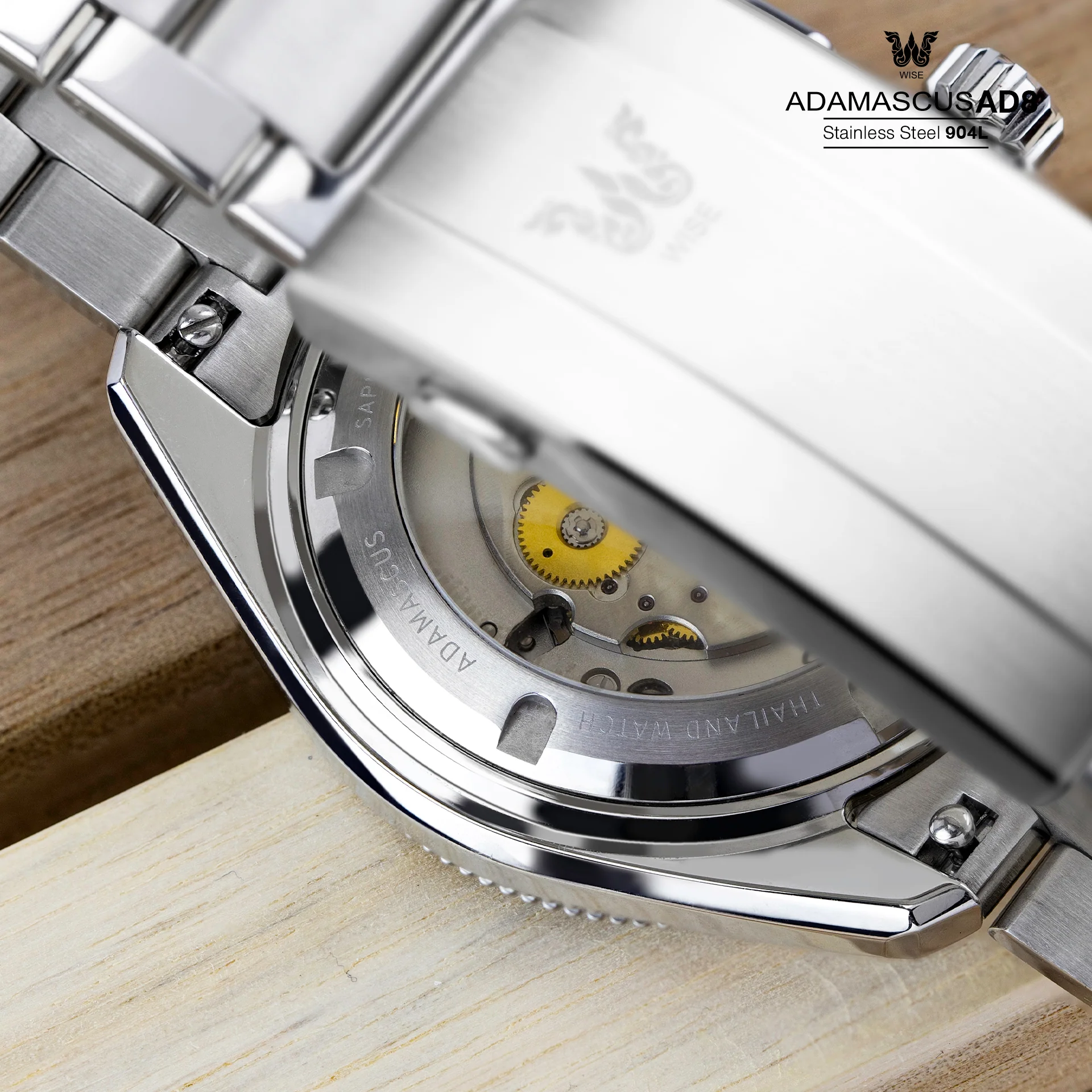 ADAMASCUS AD861A-S Stainless 904L bracelet Set - Image 5