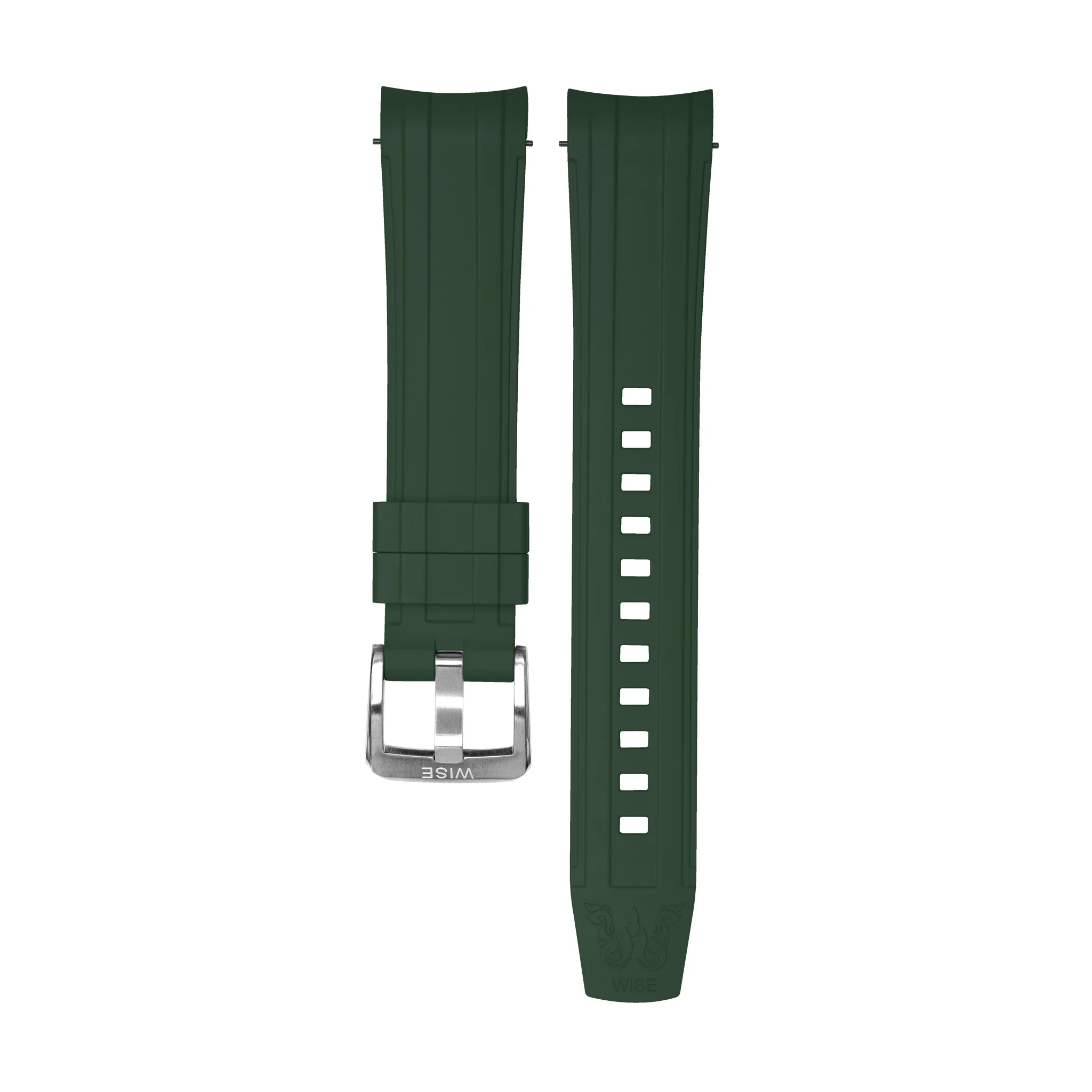 WISE HITMAN FKM Rubber Strap 20 mm. (Curved end) - Image 10