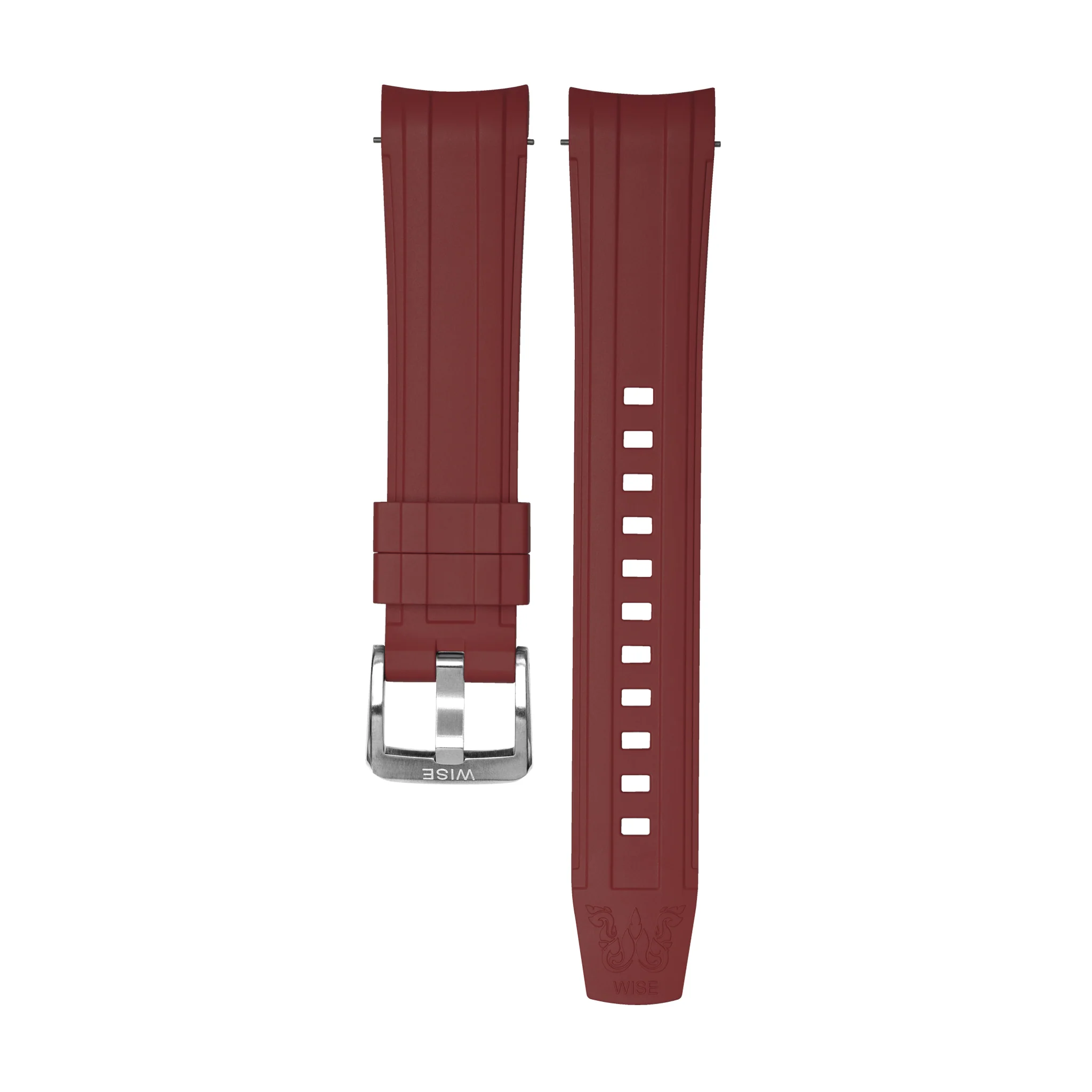 WISE HITMAN FKM Rubber Strap 20 mm. (Curved end) - Image 11