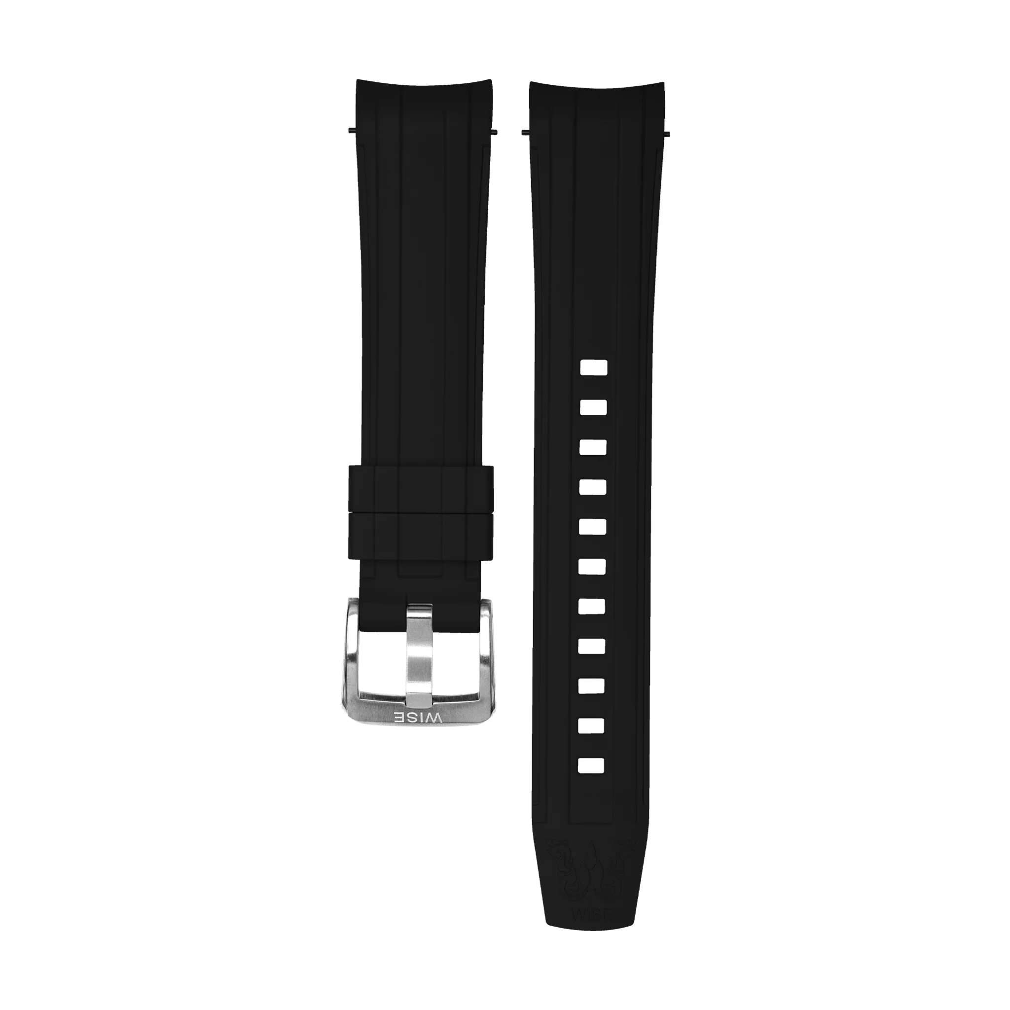 WISE HITMAN FKM Rubber Strap 20 mm. (Curved end) - Image 7